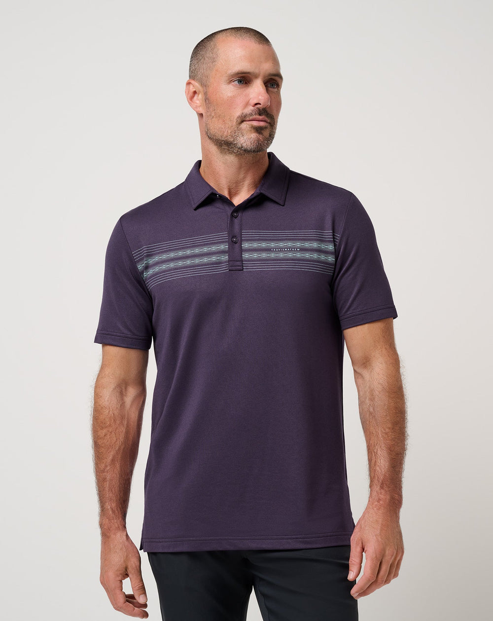 Featherweight Chest Stripe Polo - Travis Mathew