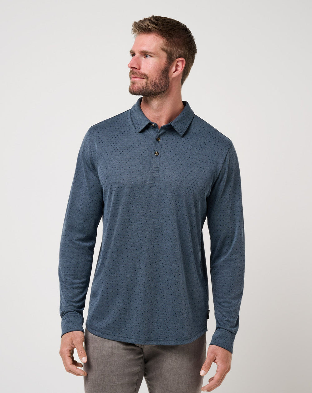 Handsome Town Long Sleeve Polo - Travis Mathew