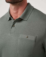 December First Long Sleeve Polo - Travis Mathew