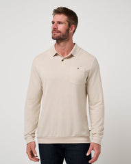 December First Long Sleeve Polo - Travis Mathew