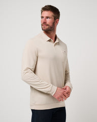 December First Long Sleeve Polo - Travis Mathew