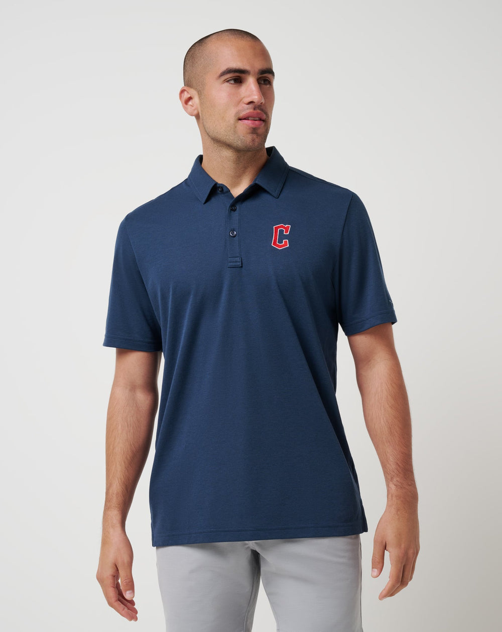 Cleveland Guardians Playoff Pitch Polo - Travis Mathew