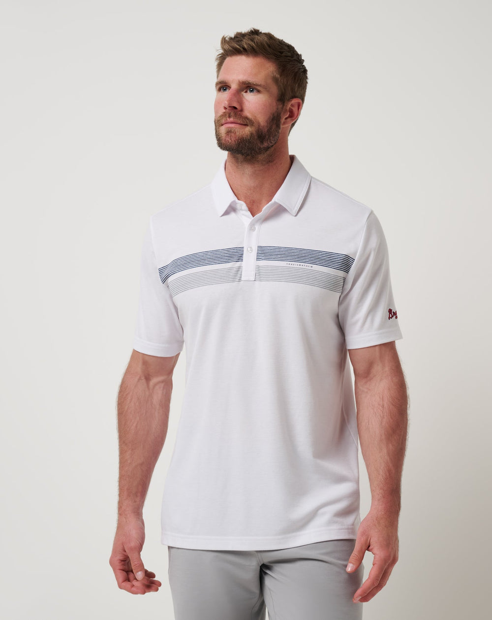 Atlanta Braves Top Recruit Polo - Travis Mathew