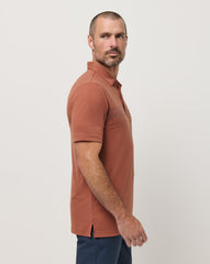The Heater Chest Stripe Polo - Travis Mathew