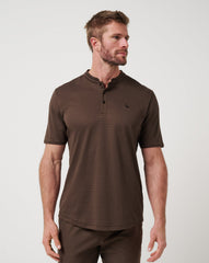 Winning Record Henley Polo - Travis Mathew