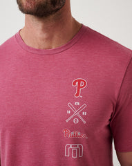 Philadelphia Phillies Sunset Slam 2.0 Tee - Travis Mathew