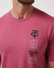 Minnesota Twins Sunset Slam 2.0 Tee - Travis Mathew