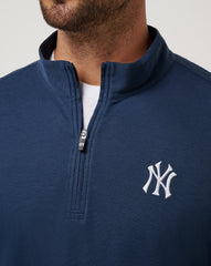 New York Yankees Time To Tailgate Quarter Zip - Travis Mathew