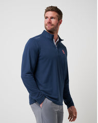 St Louis Cardinals Time To Tailgate Quarter Zip - Travis Mathew