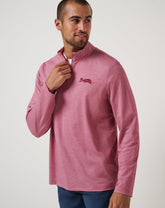 Atlanta Braves Time To Tailgate Quarter Zip - Travis Mathew