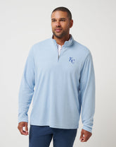 Kansas City Roayals Time To Tailgate Quarter Zip - Travis Mathew