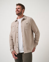 Cloud Waffle Shirt Jacket - Travis Mathew