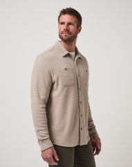 Cloud Waffle Shirt Jacket - Travis Mathew