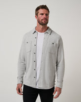 Cloud Waffle Shirt Jacket - Travis Mathew