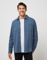 Cloud Waffle Shirt Jacket - Travis Mathew