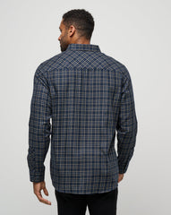 Cloud Flannel Plaid Button-Up - Travis Mathew