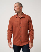 Cloud Flannel Button-Up - Travis Mathew