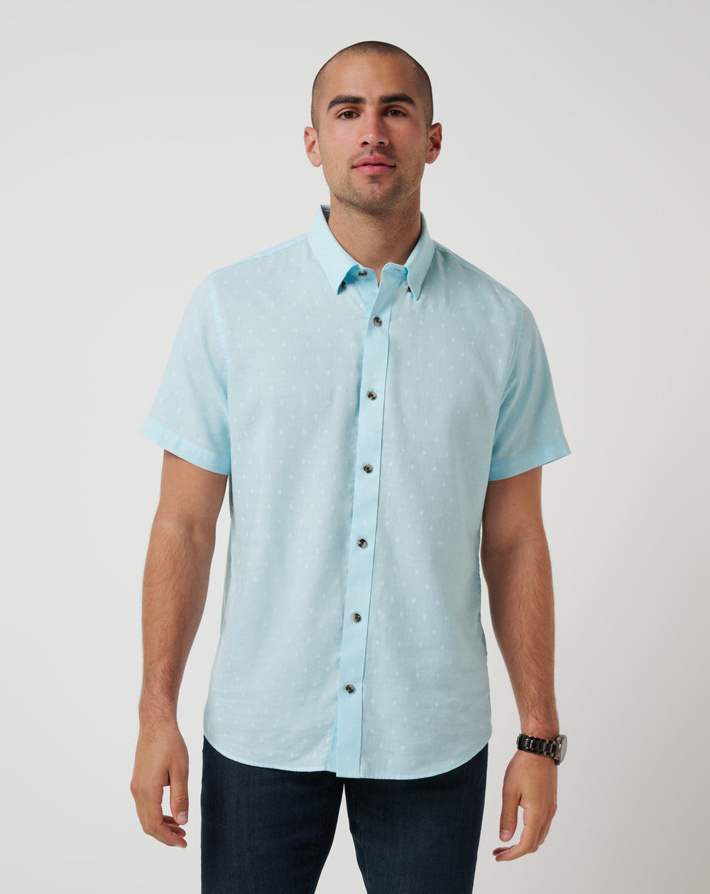 Early Check In Button-Up - Travis Mathew