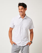 Techwoven Acropolis Button-Up - Travis Mathew