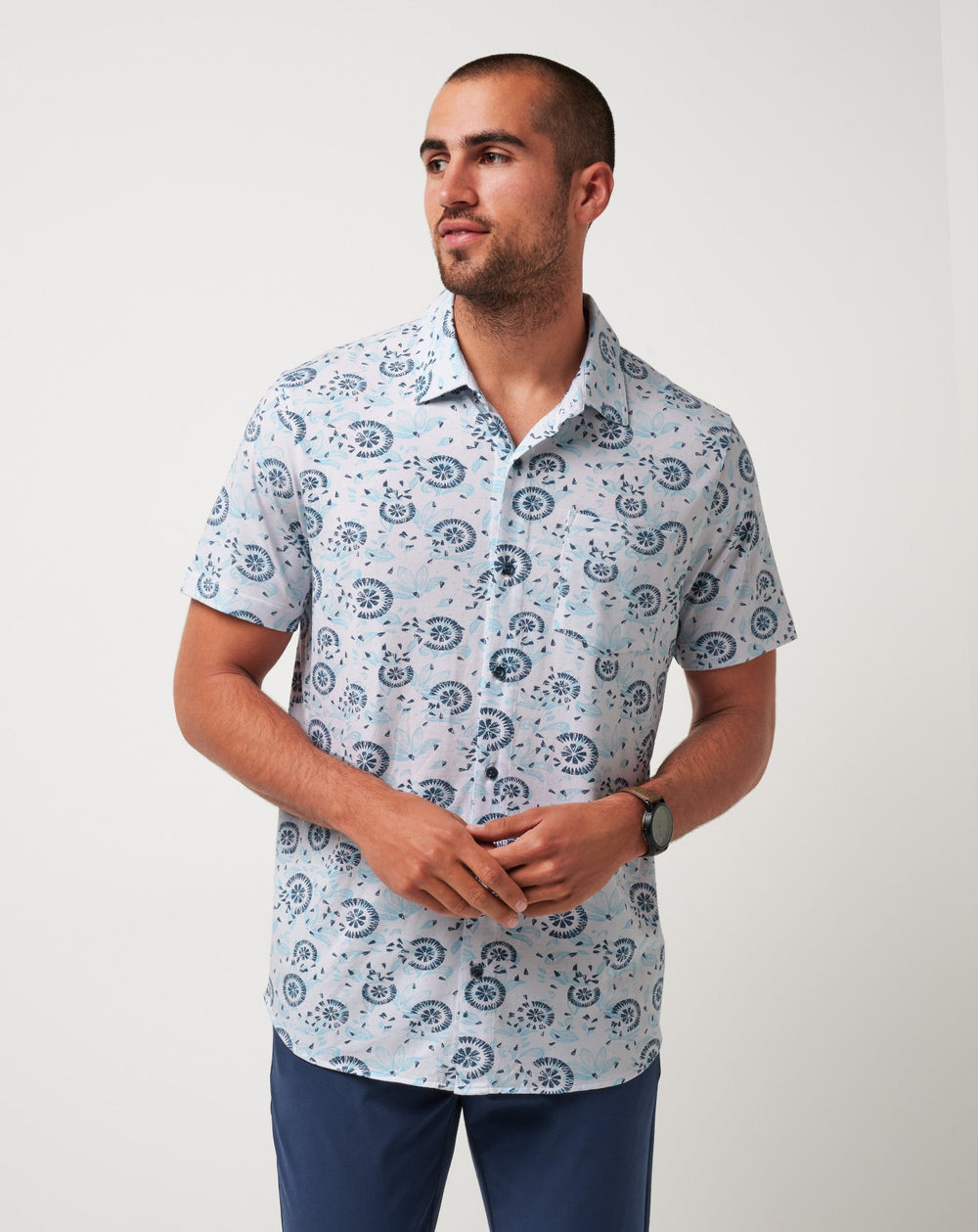 Knit Flourish Button-Up - Travis Mathew