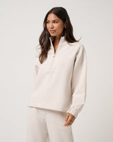 Cloud Fleece Clubside Half Zip - Travis Mathew
