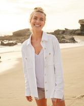 Cloud Fleece Shacket - Travis Mathew