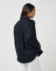 Diamond Quilted Shacket - Travis Mathew