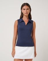 Skyloft Light Sleeveless Polo - Travis Mathew