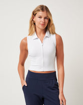 Moveknit Rib Zip Polo - Travis Mathew