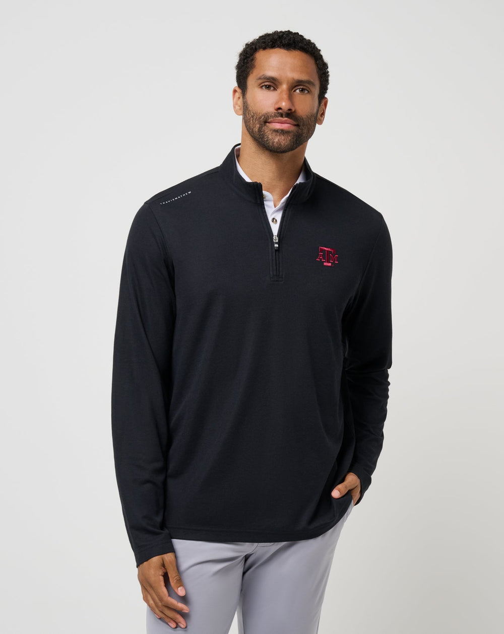 Texas A&M Time To Tailgate Quarter Zip - Travis Mathew