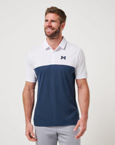 Michigan Drop Back Polo - Travis Mathew