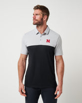 Nebraska Drop Back Polo - Travis Mathew