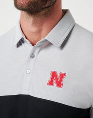 Nebraska Drop Back Polo - Travis Mathew