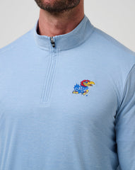 Kansas Time To Tailgate Quarter Zip - Travis Mathew