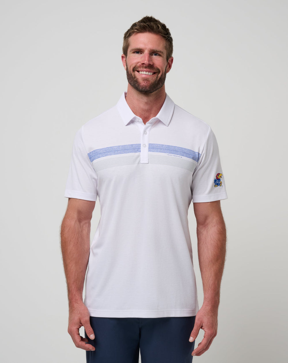 Kansas Top Recruit Polo - Travis Mathew