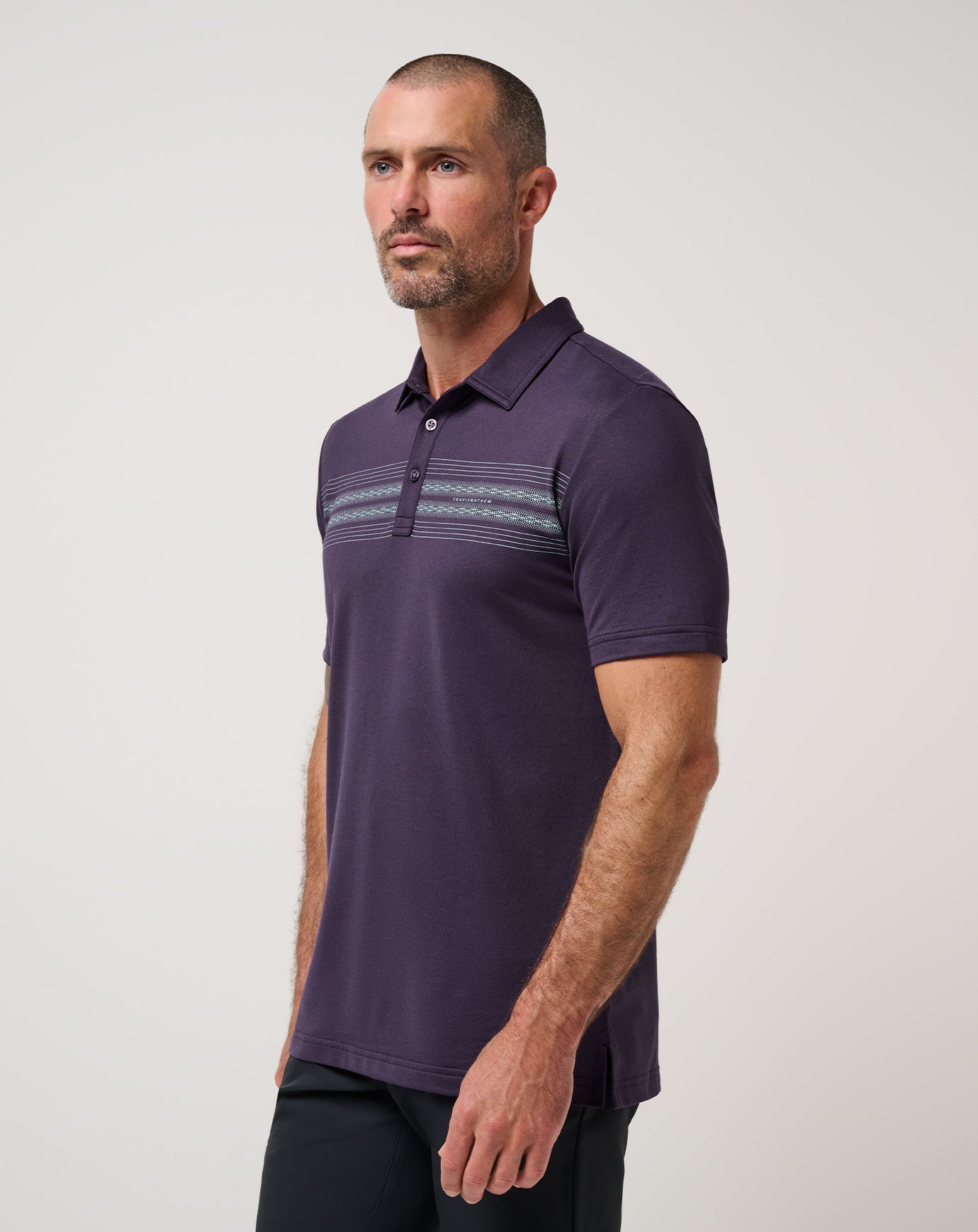 Featherweight Chest Stripe Polo - Travis Mathew
