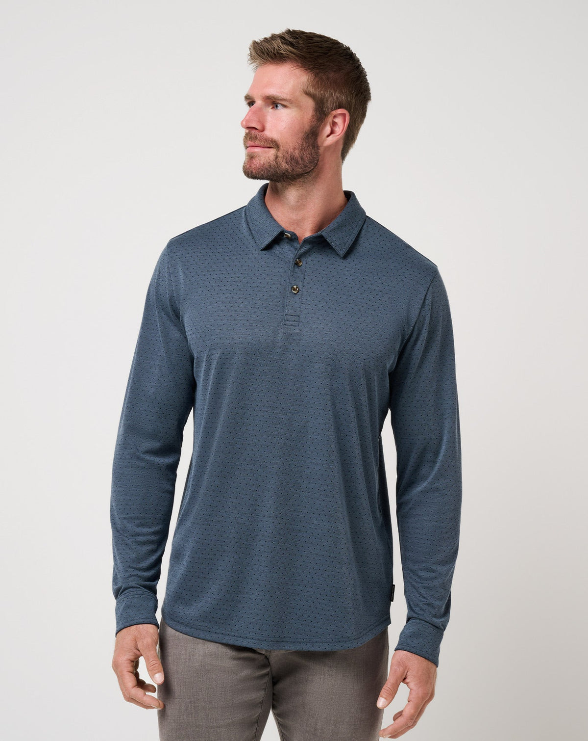 Handsome Town Long Sleeve Polo - Travis Mathew
