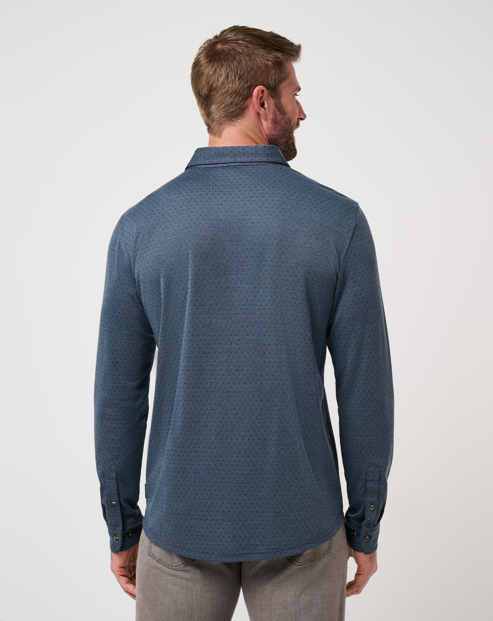 Handsome Town Long Sleeve Polo - Travis Mathew