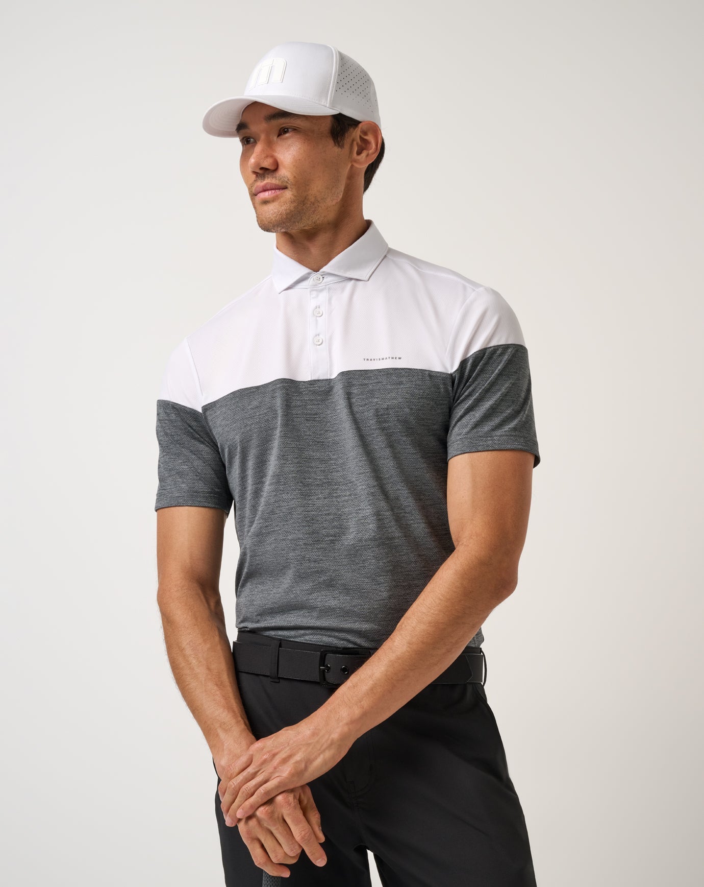 Heater Pro Color Block Polo - Travis Mathew