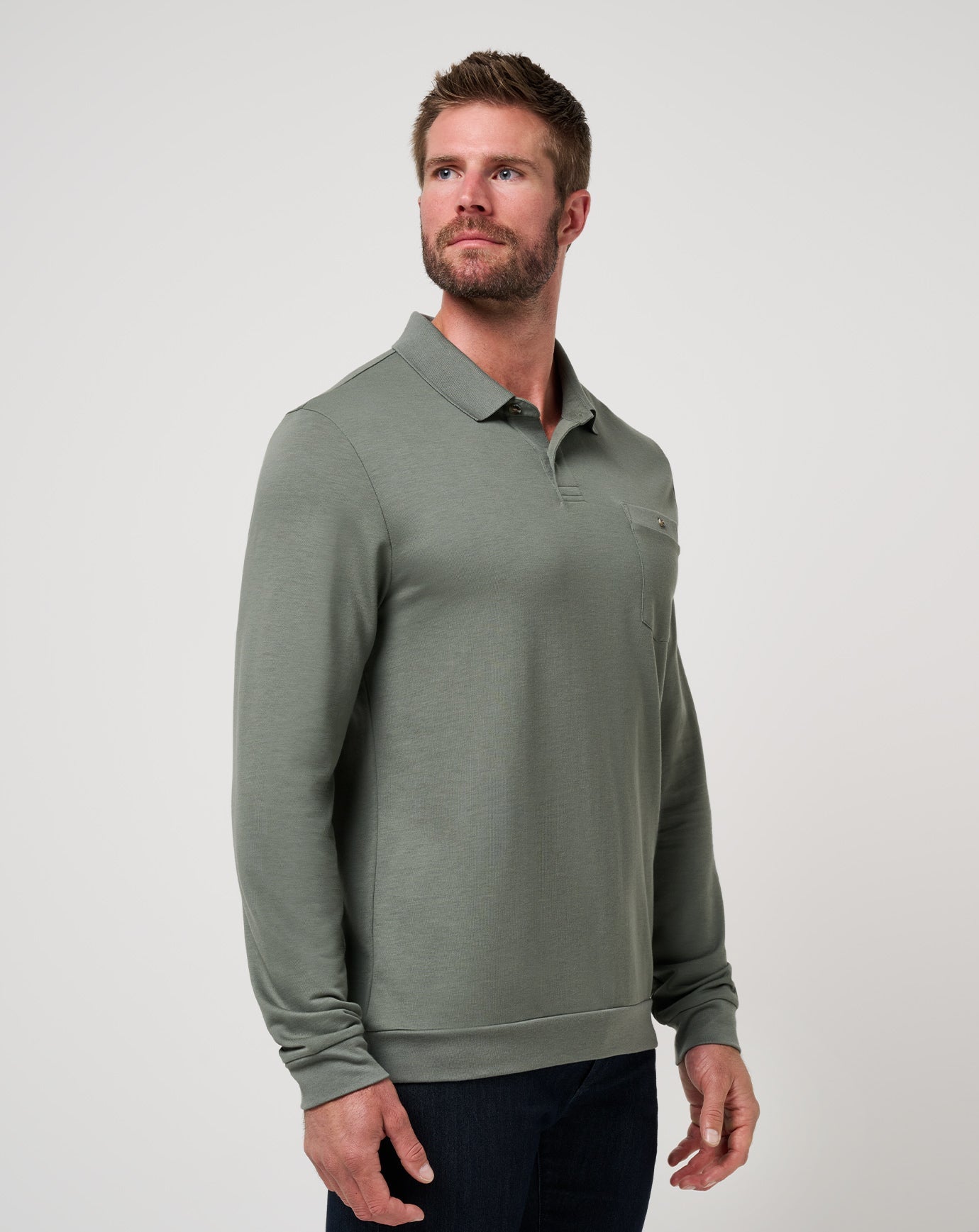 December First Long Sleeve Polo - Travis Mathew