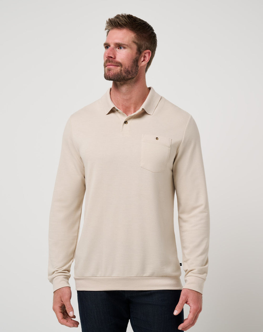 December First Long Sleeve Polo - Travis Mathew