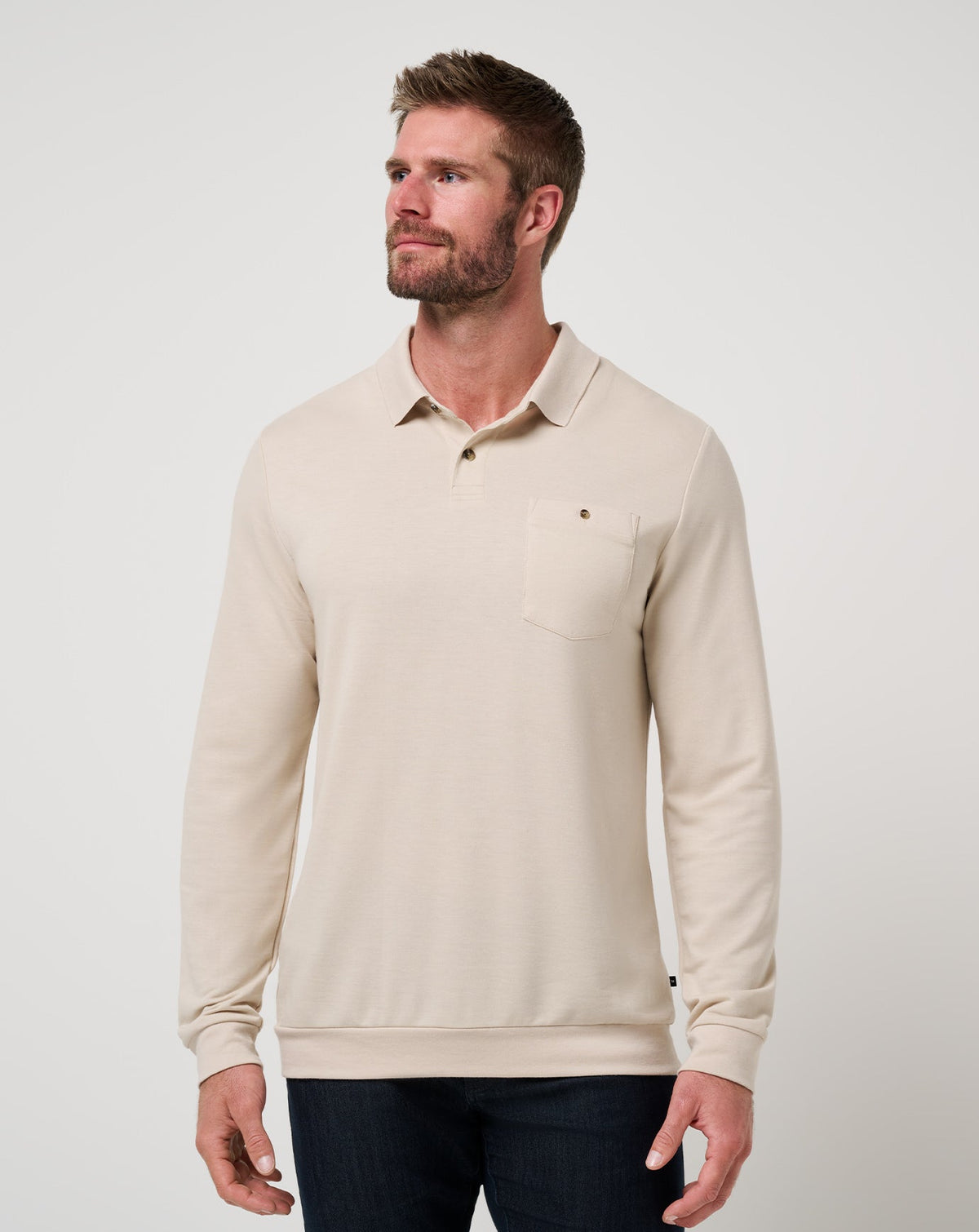 December First Long Sleeve Polo - Travis Mathew