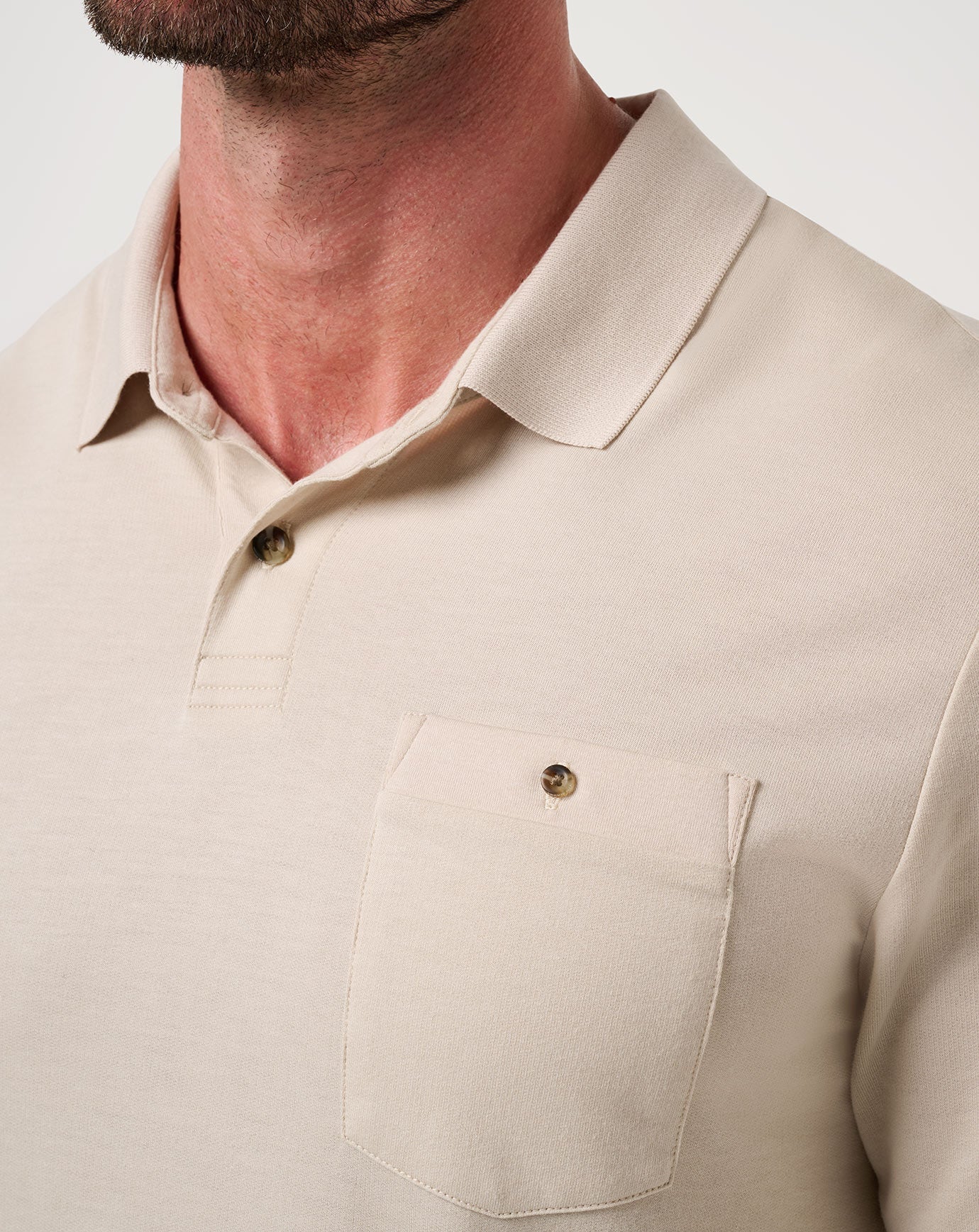 December First Long Sleeve Polo - Travis Mathew