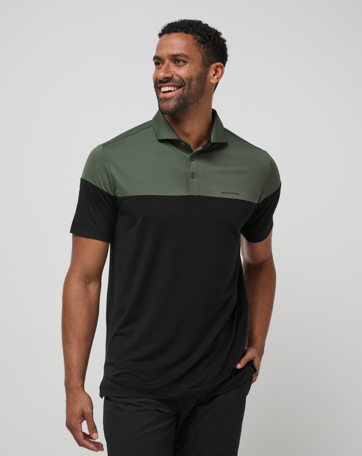 Heater Pro Color Block Polo - Travis Mathew