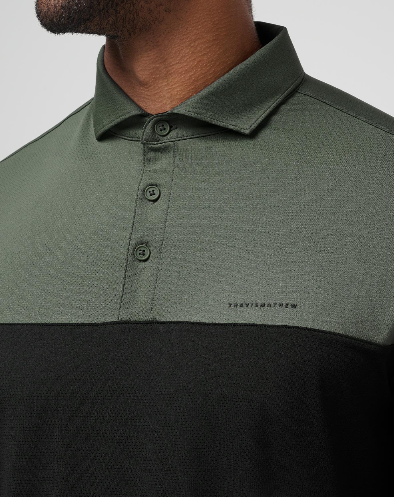 Heater Pro Color Block Polo - Travis Mathew