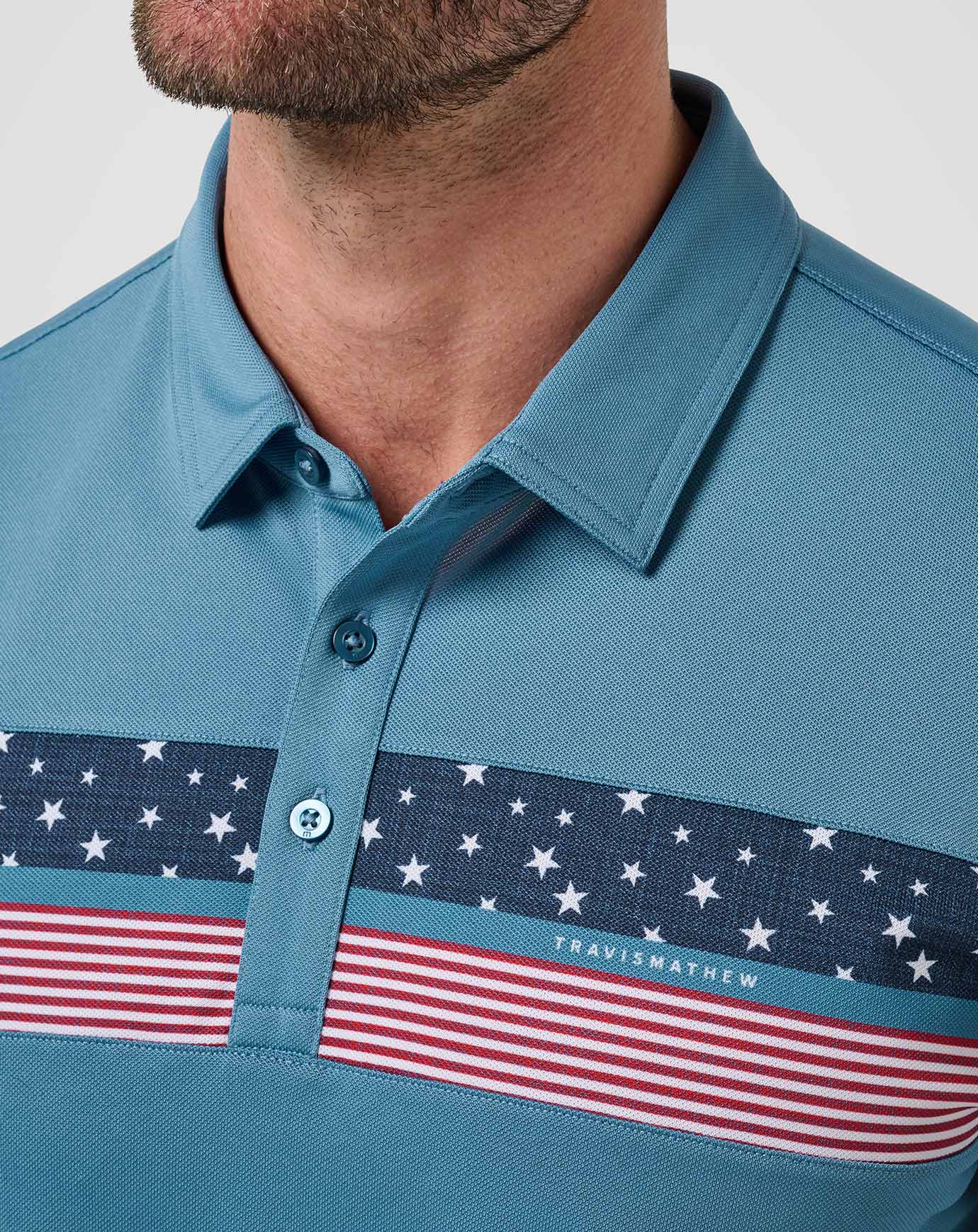 Good Good Patriot Polo - Travis Mathew