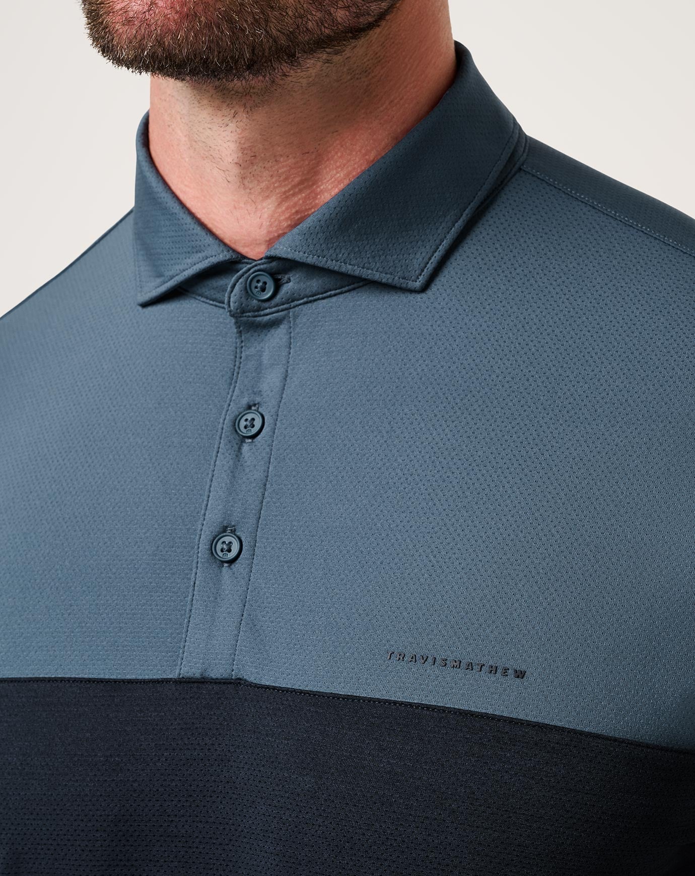 Heater Pro Color Block Polo - Travis Mathew
