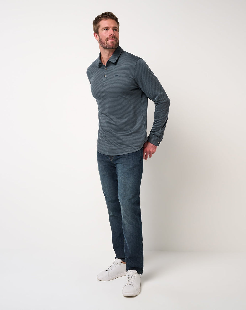 The Zinna 2.0 Long Sleeve Polo - Travis Mathew