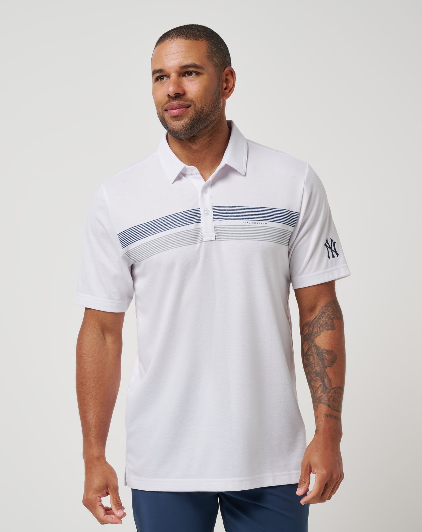 New York Yankees Top Recruit Polo - Travis Mathew