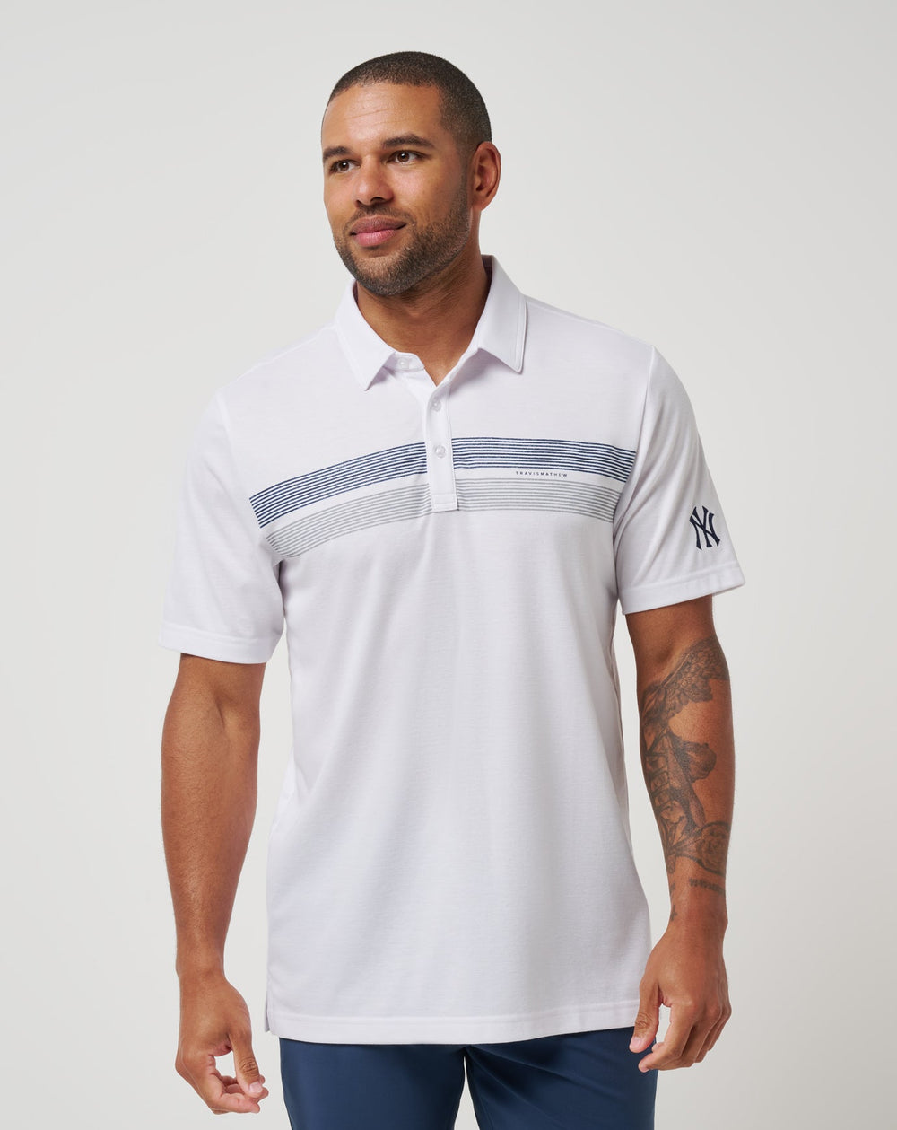 New York Yankees Top Recruit Polo - Travis Mathew